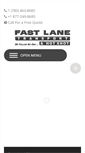Mobile Screenshot of fastlanetransport.ca